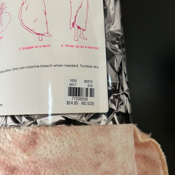 Justice Burrito Blanket. NWT - Picture 4 of 4